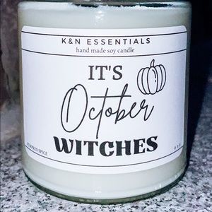 9oz Soy Candle. SCENT: Pumpkin Spice